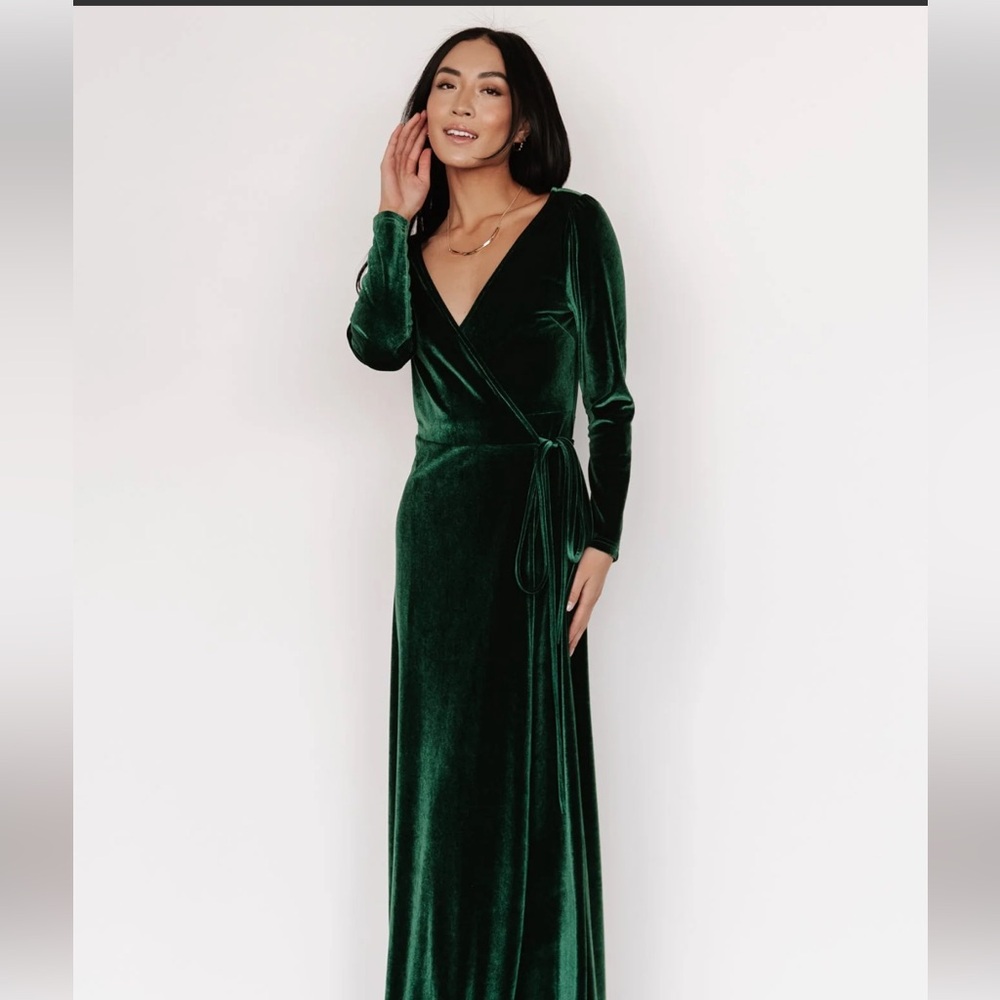 Olive green Baltic born maxi dress